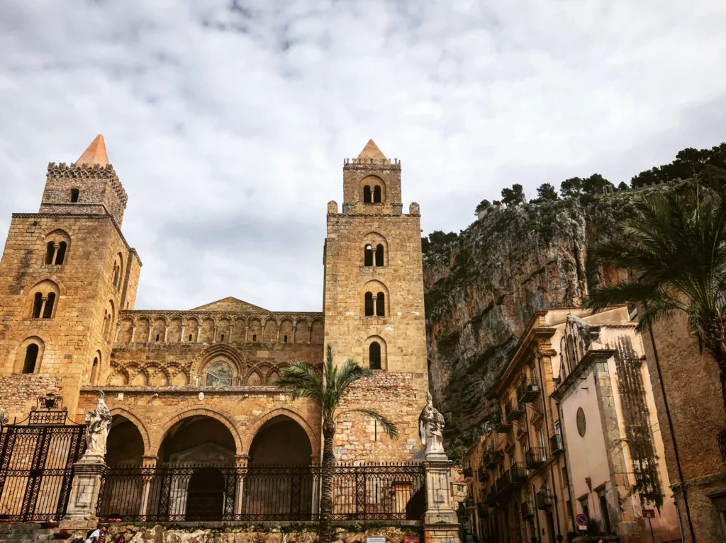Cultural experience in Sicily with historic cathedral and Sicilian architecture